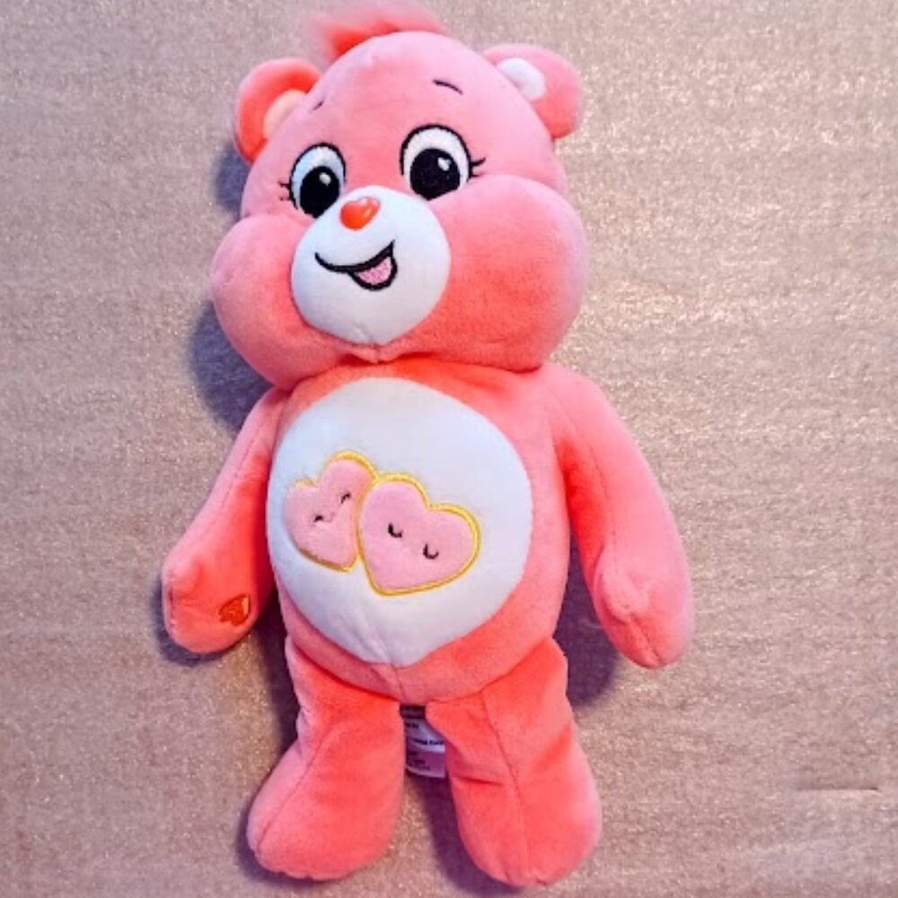 Care Bears Love a Lot Pink Heart Bear 2020 Plush Stuffed 10” Bear Doll Toy